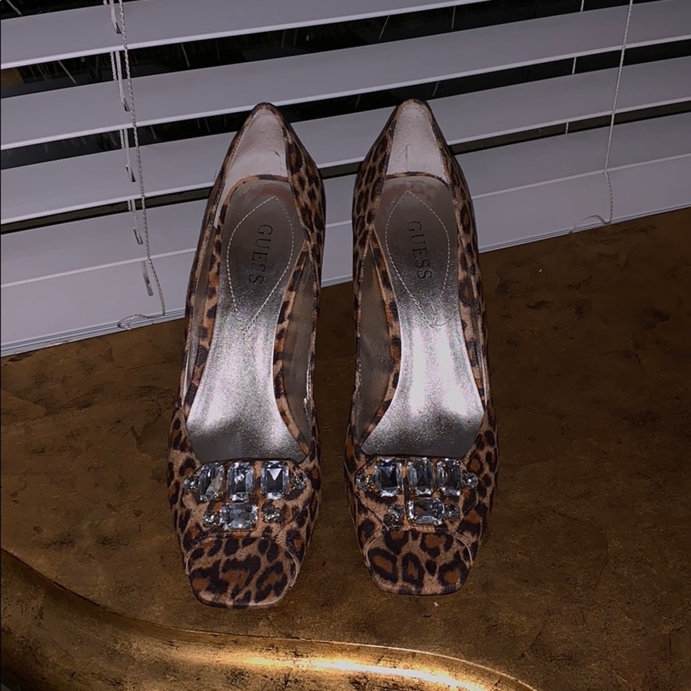 Open Toe Cheetah Pump!